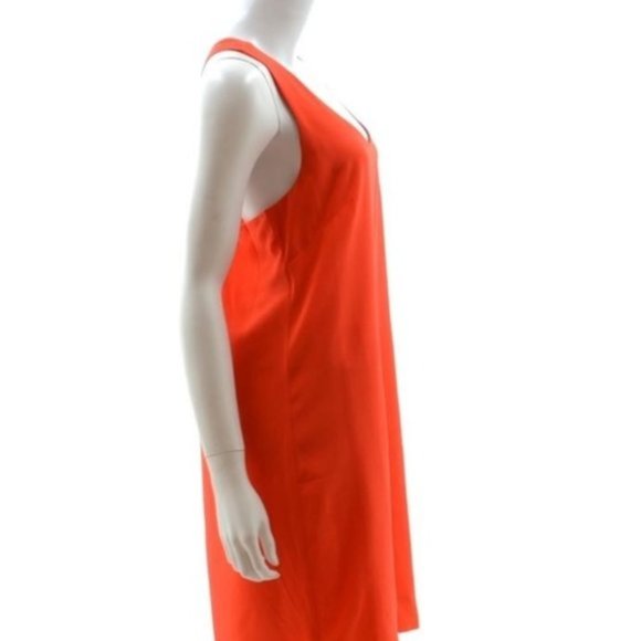 NWOT J.Crew orange silk dress racerback size 00 (E29) - Picture 4 of 5